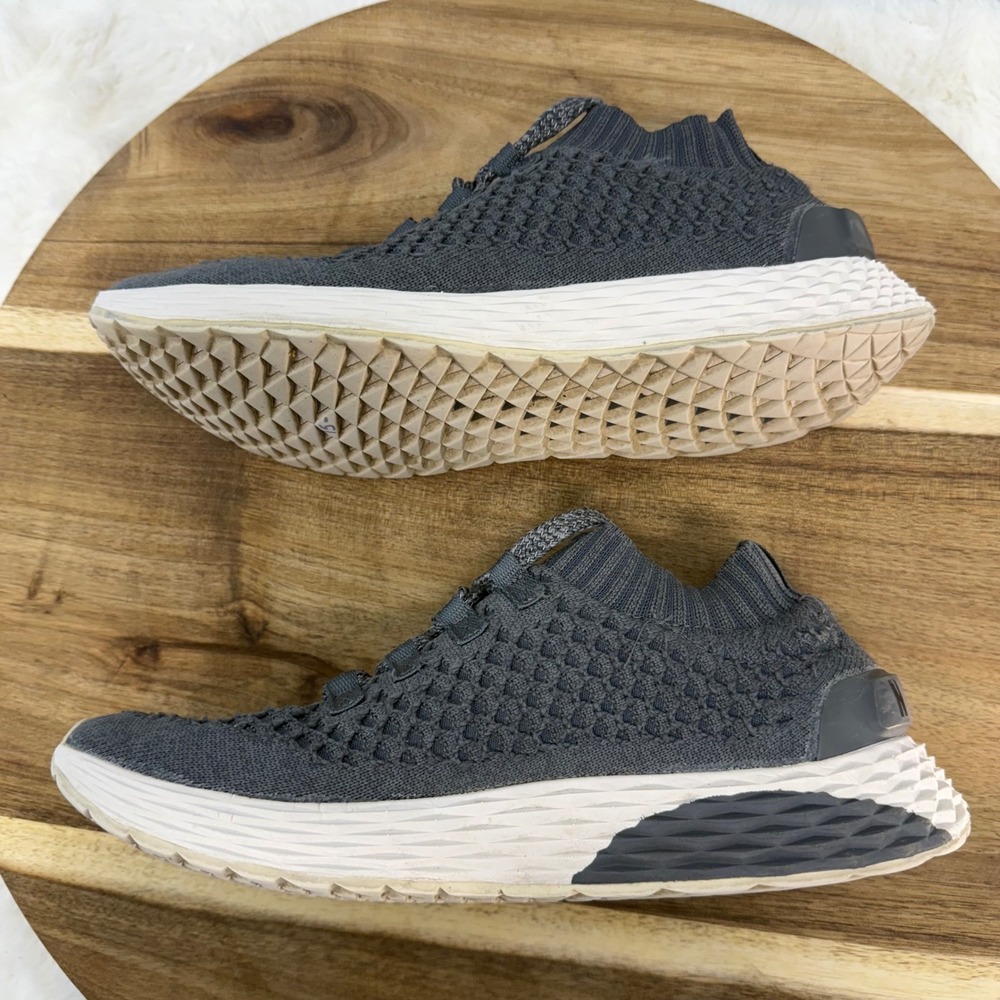 NOBULL Allday Knit Shoes Women's 8.5 Men 7 Gray Gum Lightweight Training Sneaker - Picture 7 of 12